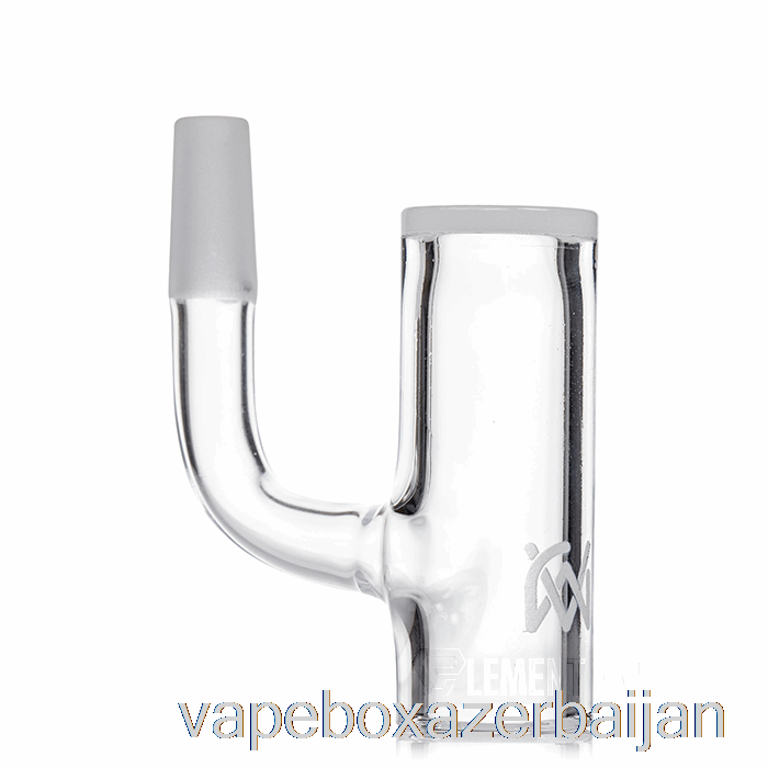E-Juice Vape MJ Arsenal 10mm PREMIUM QUARTZ COLD STARTER OPAQUE Bucket Banger Silver - HALF WELD